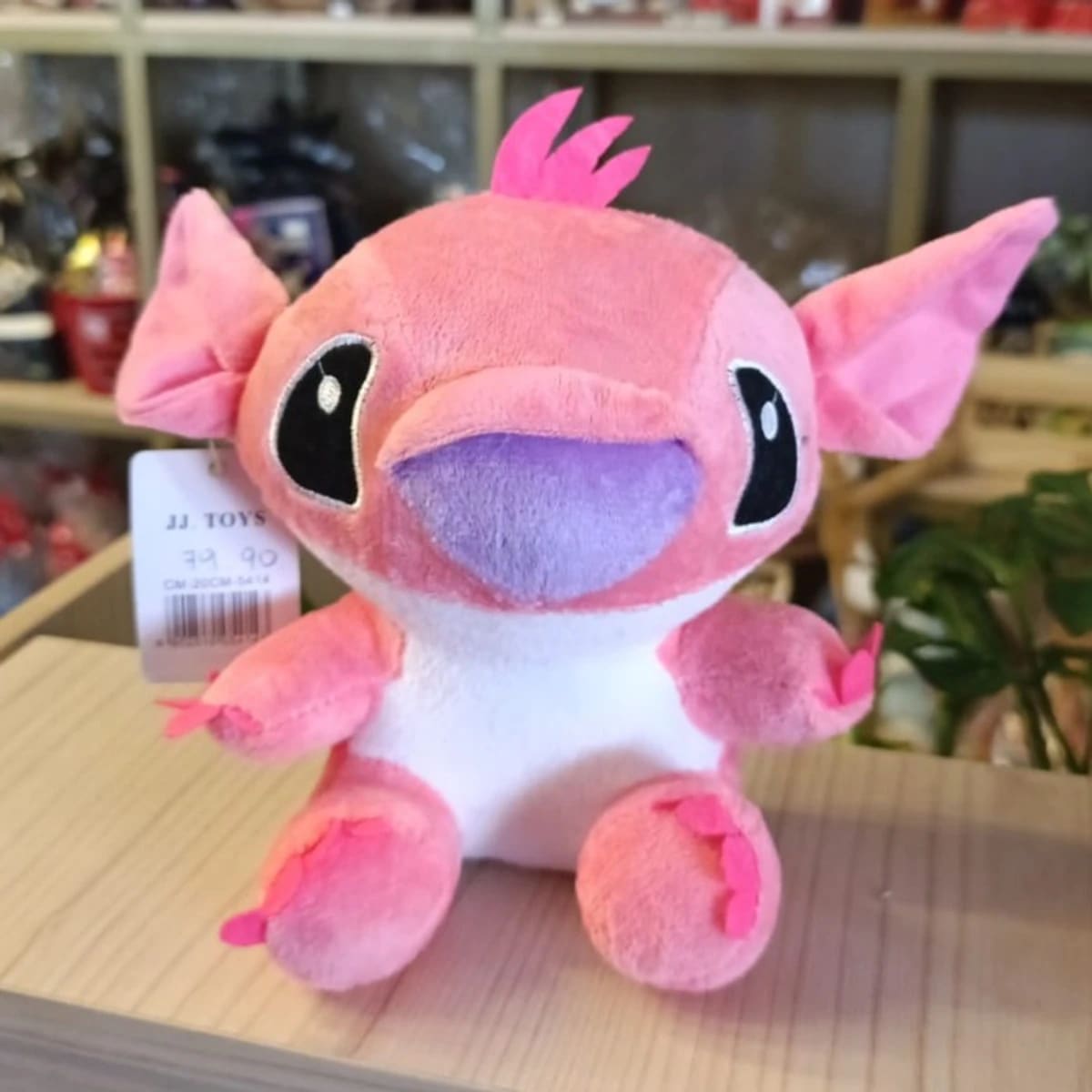 Pelúcia stitch rosa