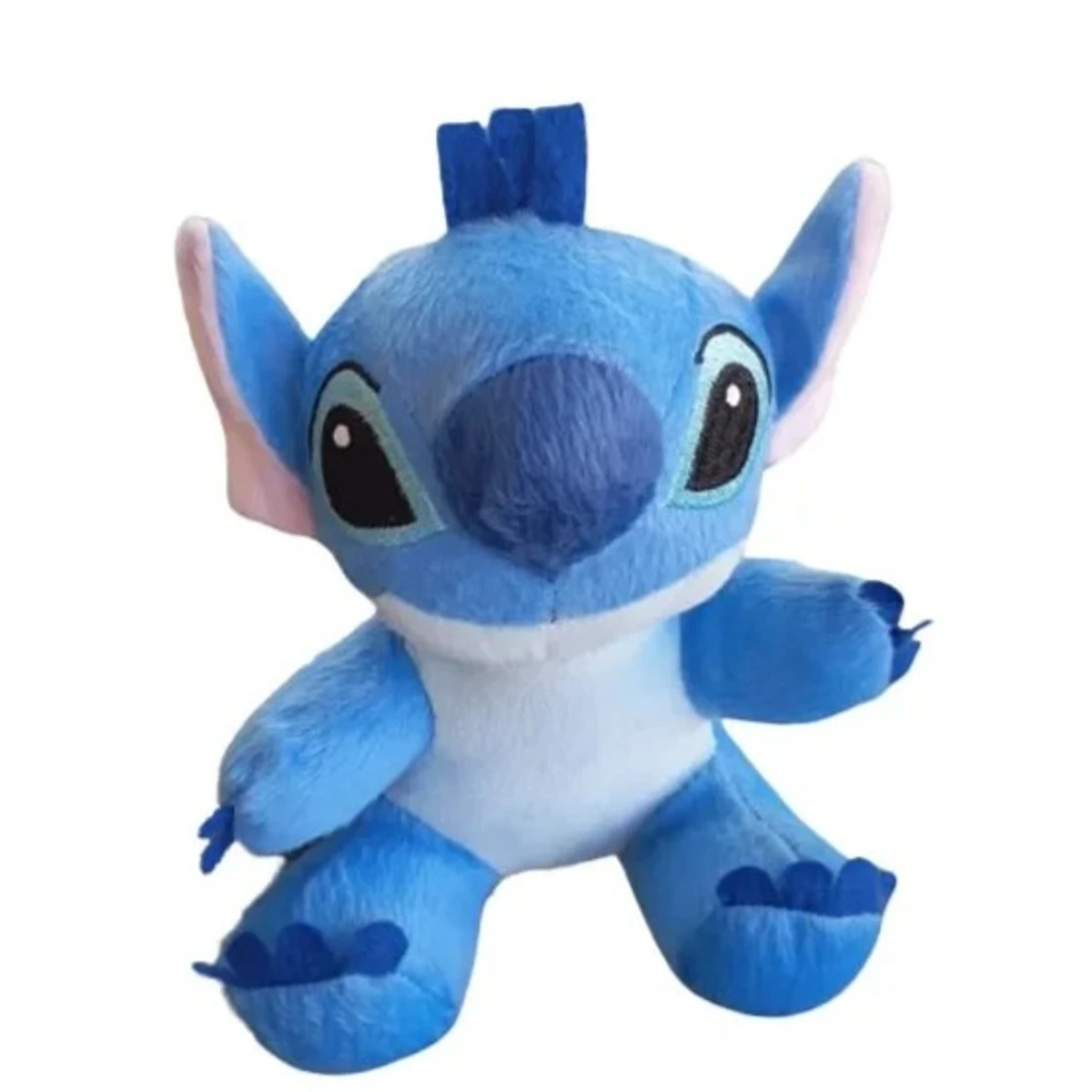 Pelúcia stitch azul sem coração