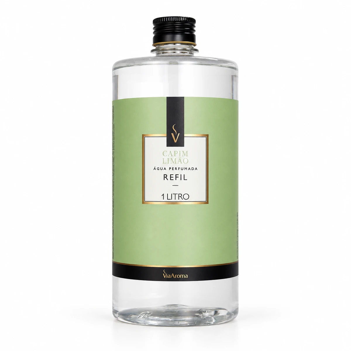 Refil Água Perfumada Capim Limão Via Aroma - 1000ml