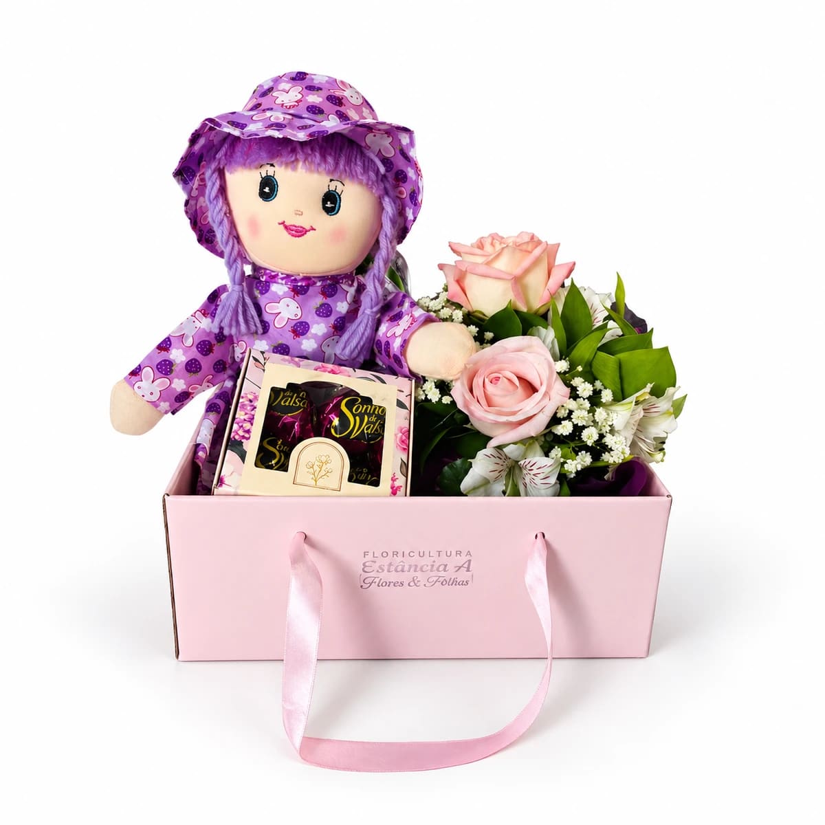 Cesta Flor & Fofura