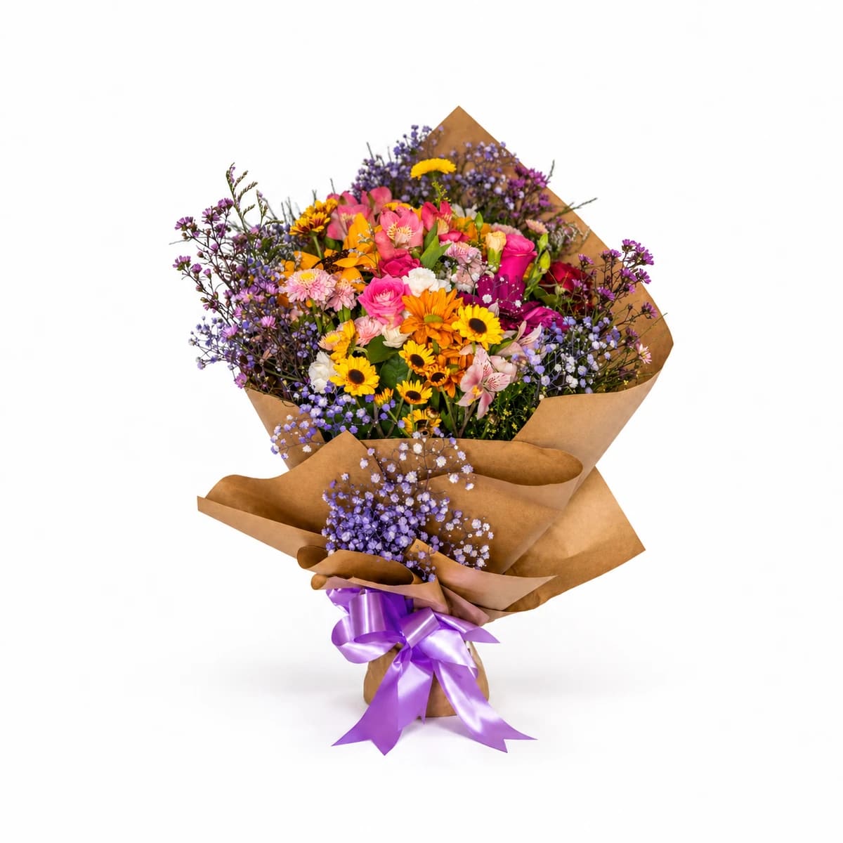 Buquê Amo seu Jeito Flores do Campo (Emb Kraft Natural)