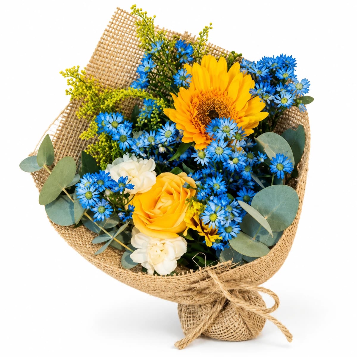 Buquê Carisma Gerbera e Rosas (Emb Juta)