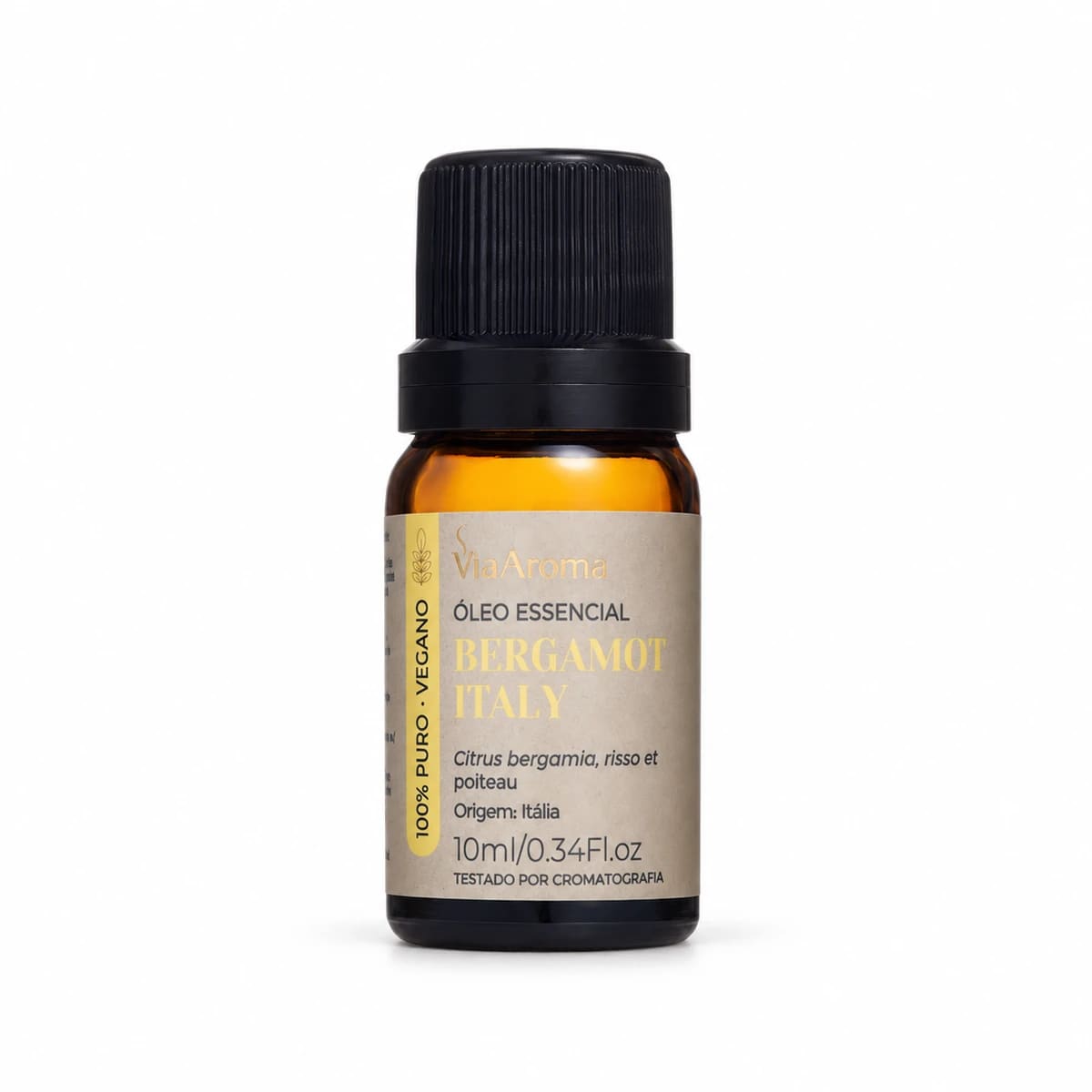 Óleo Essencial Bergamot Italy Via Aroma - 10ml
