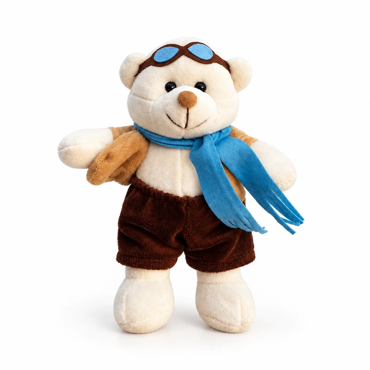 Urso pelúcia aviador