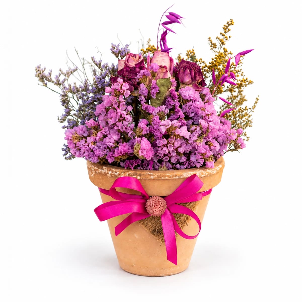 Vaso Flores Desidratadas