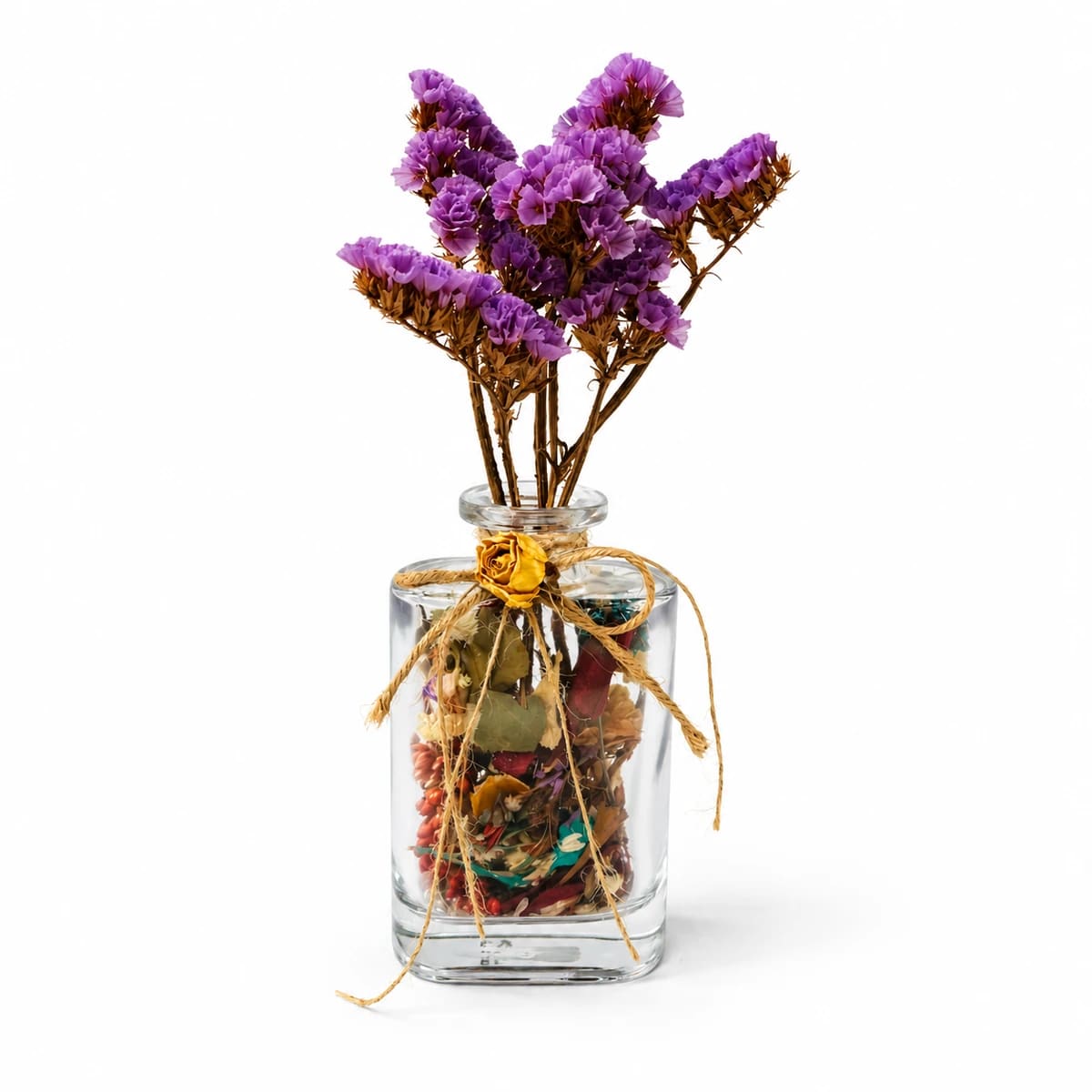 Vaso Pot-pourri flores desidratadas Esperança