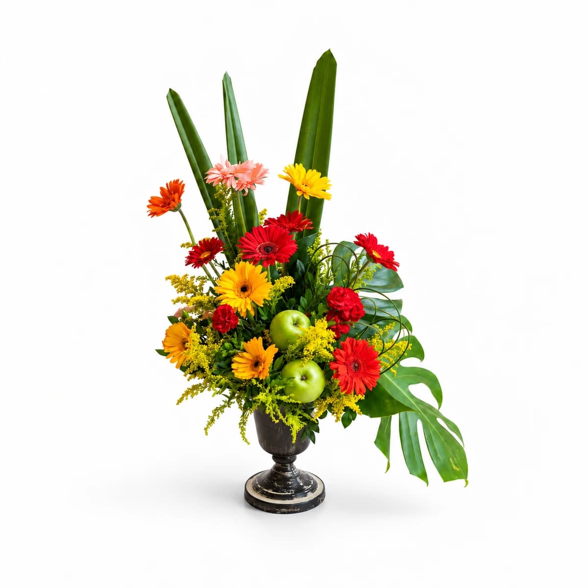 Arranjo Flores e Frutas