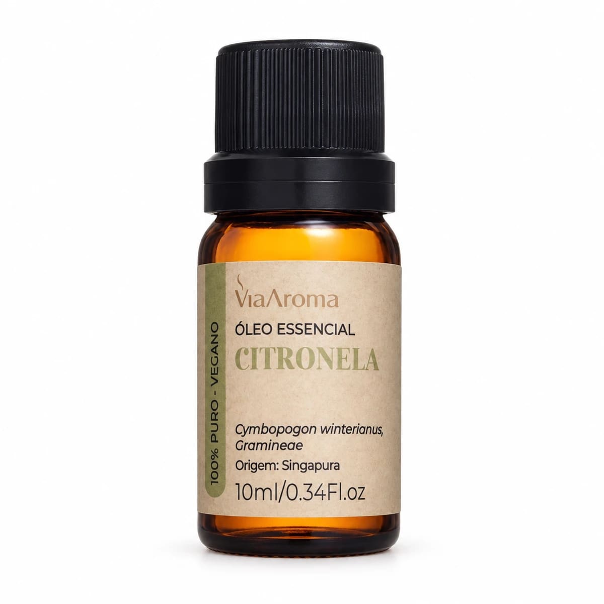 Óleo Essêncial de Citronela Via Aroma - 10ml
